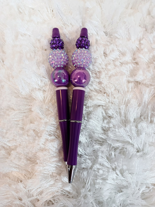 Purple Passion Sparkle Ink Pen For Women Cute Stationery For Girls Pen