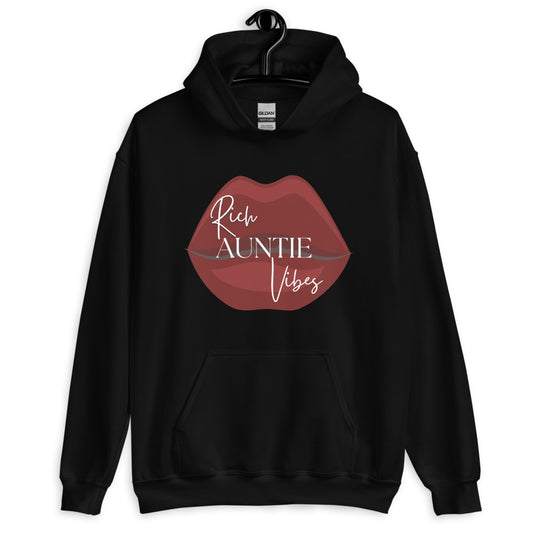 Rich Auntie Vibes Hoodie Sweatshirt For Women Hooded Sweatshirt Gift For Aunt